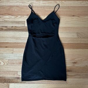 Black Dress with Cutout